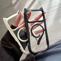 L62435 ねこみみMagSafeリングiPhoneケース