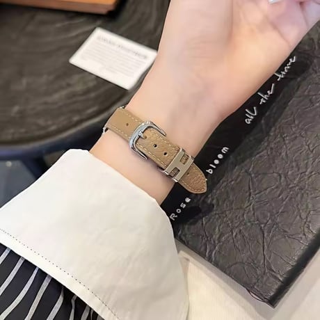 N00215 バイカラーレザーAppleWatchバンド