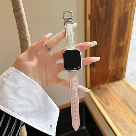 N00215 バイカラーレザーAppleWatchバンド