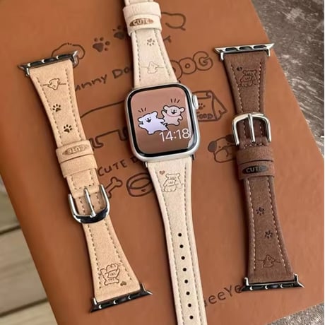 N00137 わんちゃんデザインのApple Watchバンド