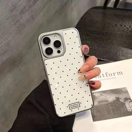 S75575 カラフルドットポップ iPhoneケース