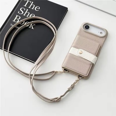 K22942 ストラップ付きカードポケット iPhoneケース