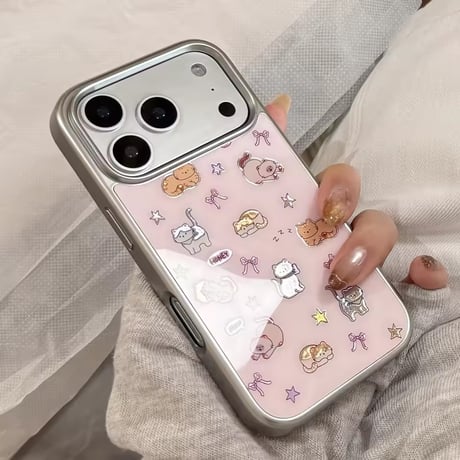 S75625 おやすみにゃんこ iPhoneケース