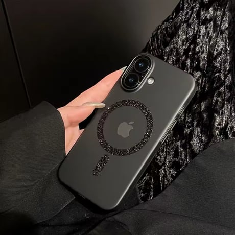 S74444 グリッターリング MagSafe対応 iPhoneケース