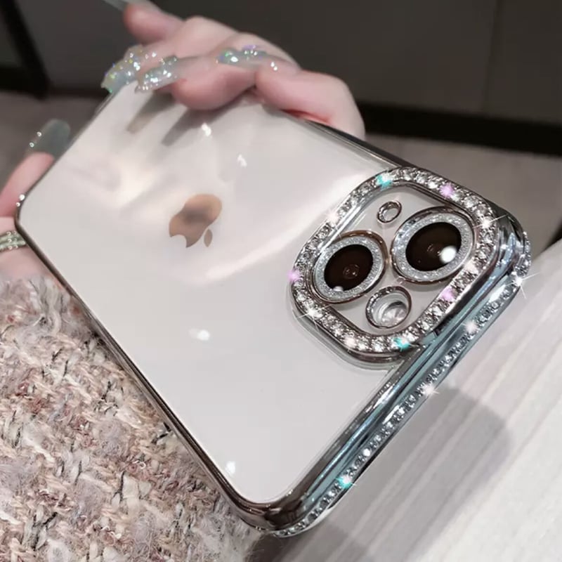 B247-250♡専用ページ♡ L61376 Sparkle Frame Clear Case （スパークルフレームクリア