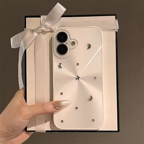 S74236 月と星のキラキラiPhoneケース