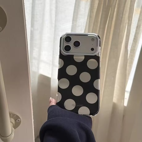 S75640 ハートチャームドット iPhoneケース