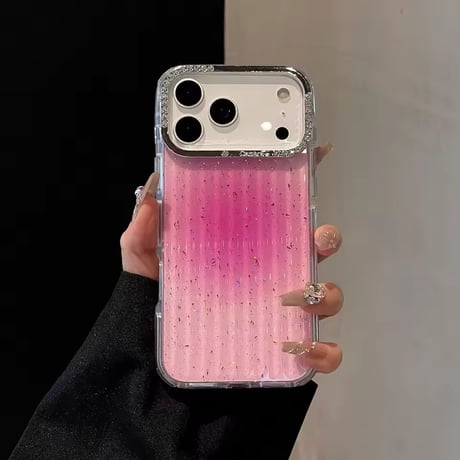 S75130 グラデキラめき iPhoneケース
