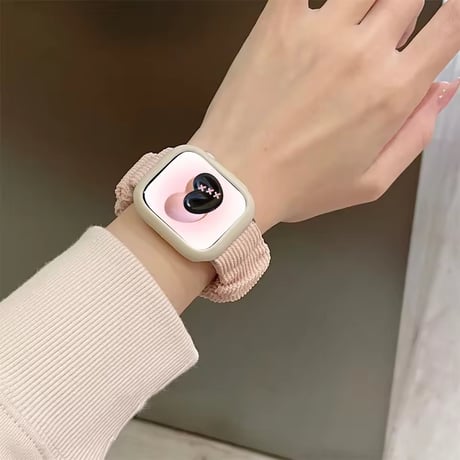 N00197 ふんわりシュシュ Apple Watchバンド