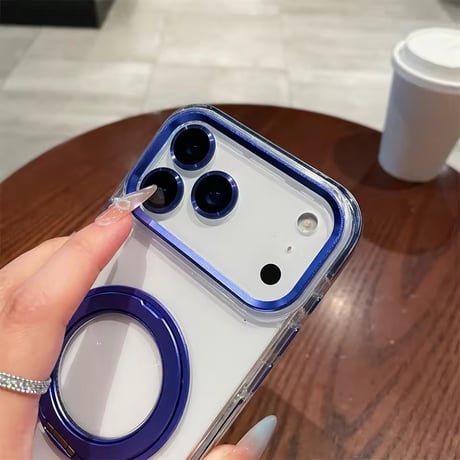 K22899 カラーフレームリング付き MagSafe対応 iPhoneケース