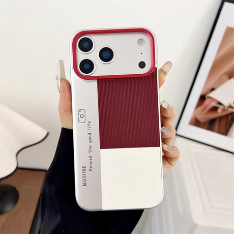 S75246 バイカラーリブデザイン iPhoneケース