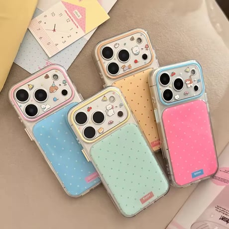 S75689 わんにゃんドットiPhoneケース