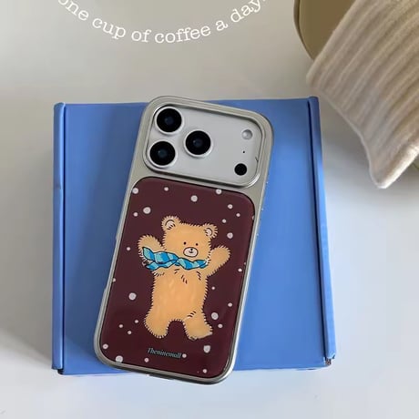 S75560 マフラーベアドット iPhoneケース