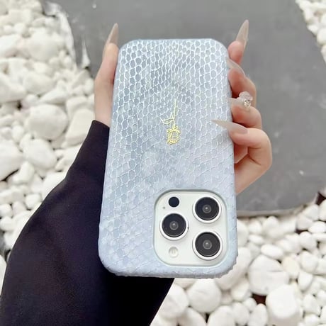 S75260 ローズモチーフ レザーテクスチャー iPhoneケース