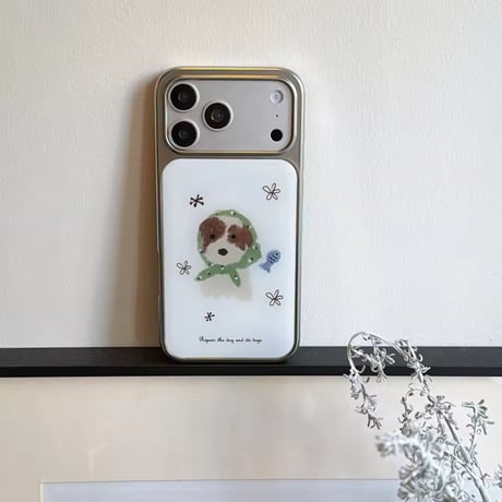 S75700 おさんぽわんちゃんiPhoneケース