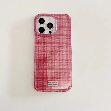 S75241 ウォームチェック ニュアンスiPhoneケース