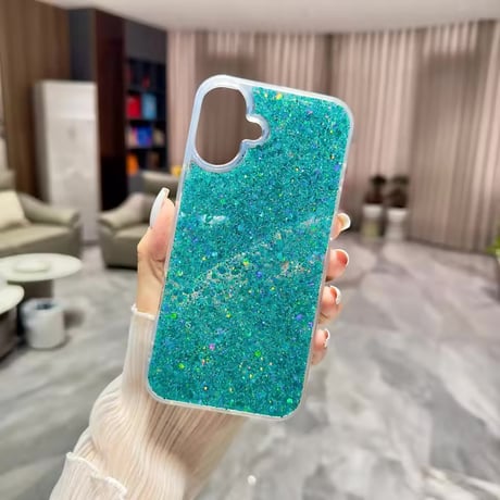 S75433 きらめきグリッター iPhoneケース