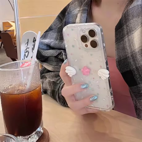 L62276 キラふわスターウィングiPhoneケース