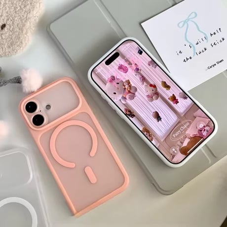 L62413 カラーフレームMagSafe対応 iPhoneケース