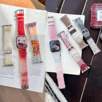 N00155 ふわもこカラフル Apple Watchバンド
