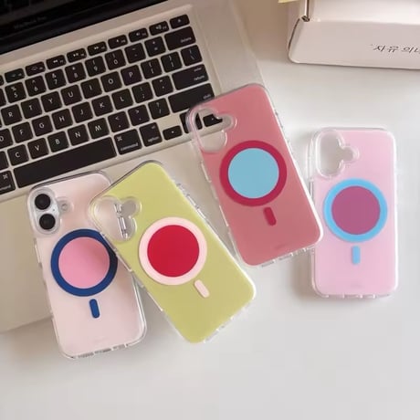 S74560 MagSafe対応まるっとポップなiPhoneケース