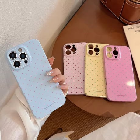 S74870 ちいさなドットのiPhoneケース