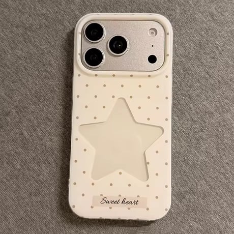 S75562 スターカットドット iPhoneケース