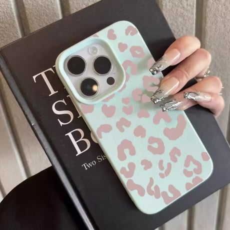 S74956 カラフルレオパード iPhoneケース