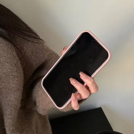 K22692 たい焼きグリップ付きレザー風iPhoneケース