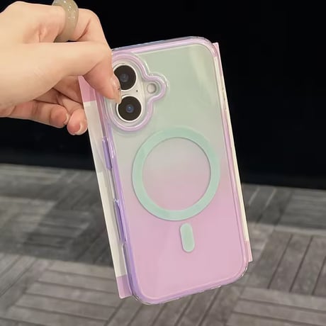 S75420 パステルグラデーションMagSafe対応iPhoneケース