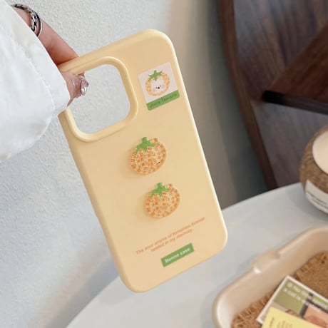 S74673 ストロベリーチェックiPhoneケース