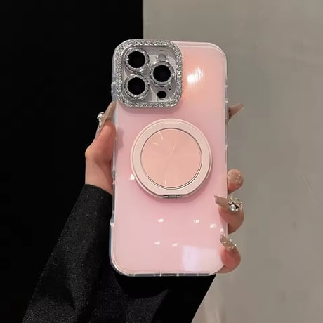 K22952 ツヤめきグラデーションリング iPhoneケース