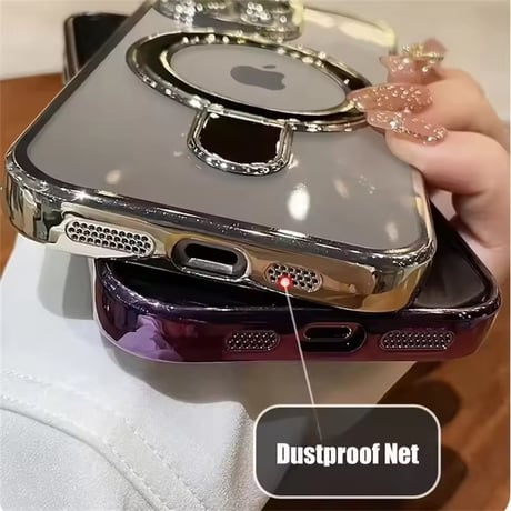【即納商品】K22966 グロッシーリング MagSafe対応 iPhoneケース