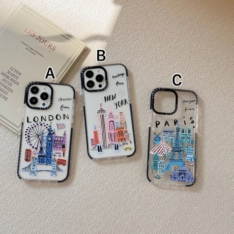 L62195 旅するシティアートのiPhoneケース（全3都市）