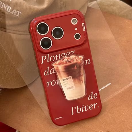 K23057 カフェモード ソケット付きiPhoneケース