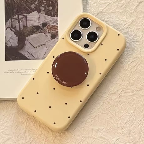 K22932 エスプレッソドット iPhoneケース