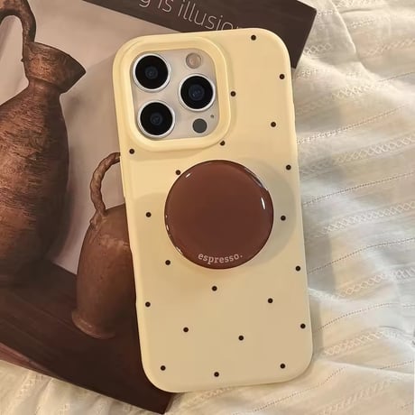 K22932 エスプレッソドット iPhoneケース