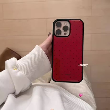 S75352 レッドドット iPhoneケース