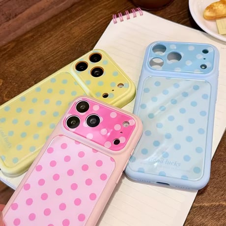 S75498 カラードットiPhoneケース