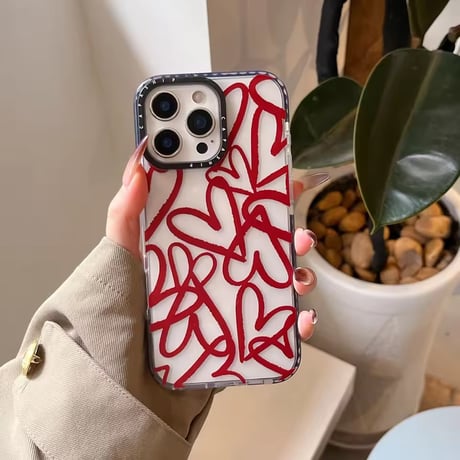 L62399 ラブメッセージ クリアiPhoneケース