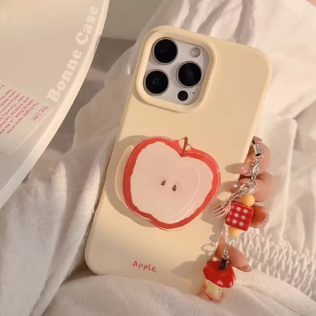 K23149 アップルスライス グリップiPhoneケース