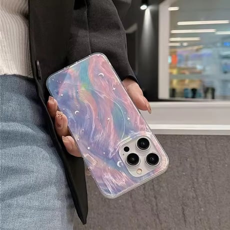 S75067 シャイニングウェーブ iPhoneケース
