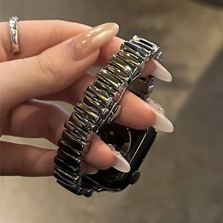 N00186 スリムメタル Apple Watchベルト