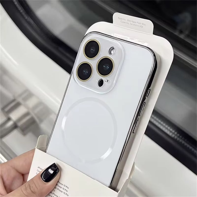 S75518 メタリックフレーム MagSafe対応iPhoneケース | nanomita