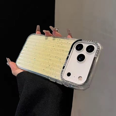 S75130 グラデキラめき iPhoneケース
