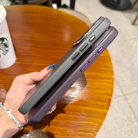 S75244 シンプルカラー MagSafe対応iPhoneケース