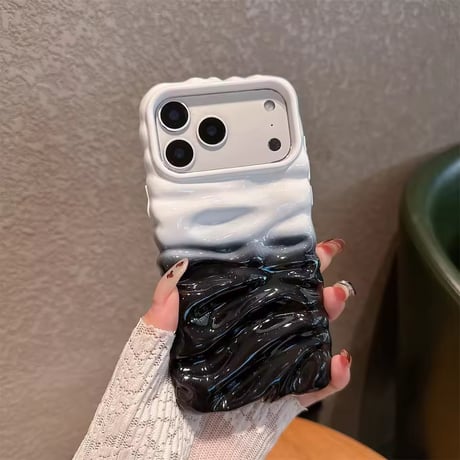 S75288 うねうねグラデーションiPhoneケース