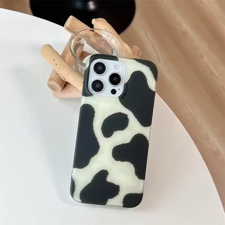 S75093 ゆるカウ COWパターン iPhoneケース