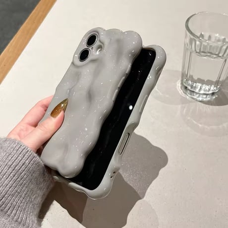 S74386 グロッシー3Dアート iPhoneケース