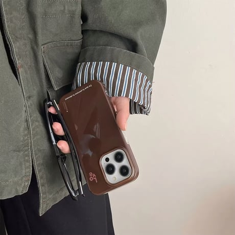K22656 ビッグハート グリップ付きiPhoneケース
